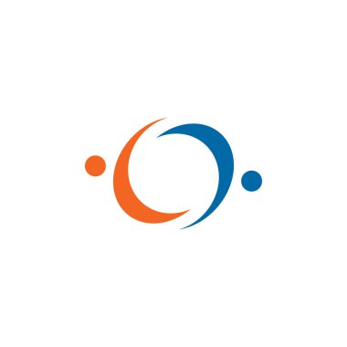 İnsan ya da insan simgesi logo tasarım şablonu