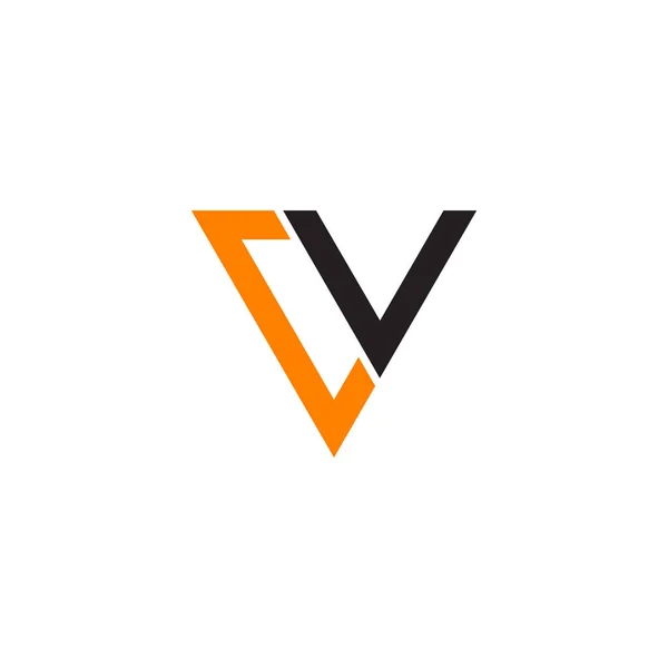Lebenslauf Brief Initial Logo Design Vektor Vorlage — Stockvektor