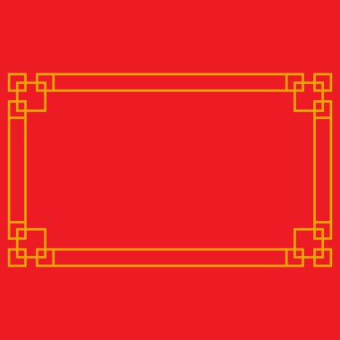 Çin sınır çerçeve tasarım şablonu