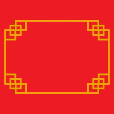 Çin sınır çerçeve tasarım şablonu