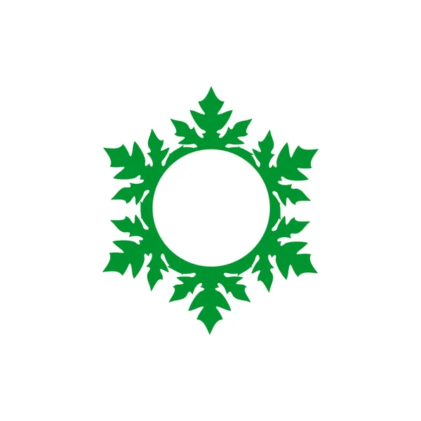 Πρότυπο Φορέα Σχεδίασης Λογότυπου Φύλλων Παπάγια — Διανυσματικό Αρχείο