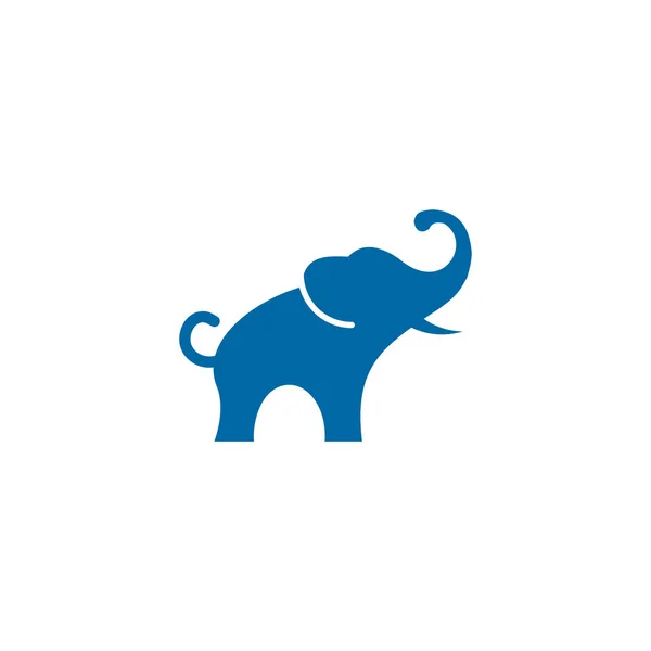 Векторный Шаблон Логотипа Слона — стоковый вектор