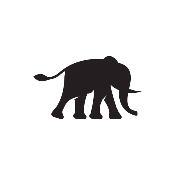 Elephant Animal Logo Design Vector Template — Stock Vector
