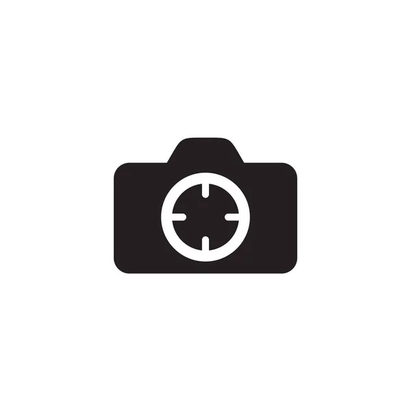 Camera Photography Logo Design Vector Template — Stock Vector