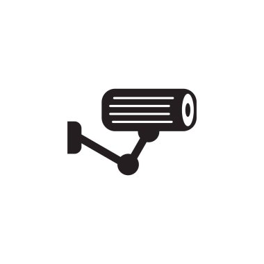 CCTV kamera logo tasarım vektör şablonu