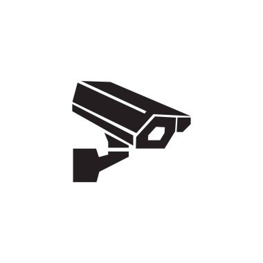 CCTV kamera logo tasarım vektör şablonu