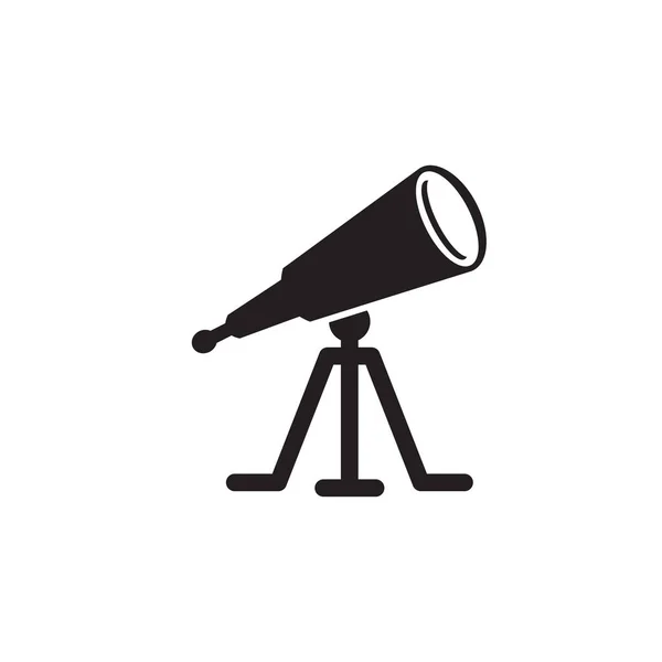 Teleskop Işareti Logo Tasarım Vektör Şablonu — Stok Vektör