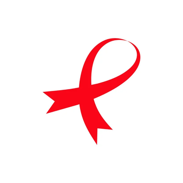 Aids Day Logo Design Vector Template — Stock Vector