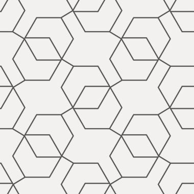 Geometrik tasarım, basit çizgi sanatı, kusursuz tekrar eden vektör deseni. Fayanslar, tekstil ve duvar kağıtları için mükemmel.