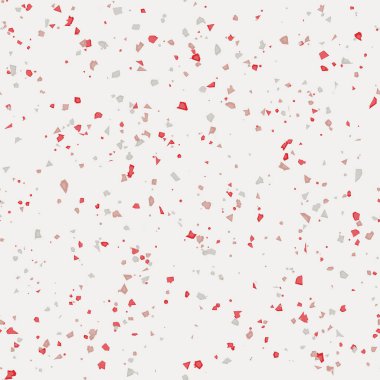 Seamless repeat vector pattern swatch.  Speckled spotty color grains elements  on plain background. clipart