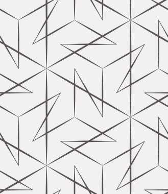 Geometrik tasarım, basit çizgi sanatı, kusursuz tekrar eden vektör deseni. Fayanslar, tekstil ve duvar kağıtları için mükemmel.