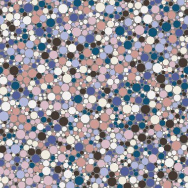 Kusursuz bir vektör örneği örneği. Benekli benekli tanecikler arka planda farklı boyutlarda ve renklerde.