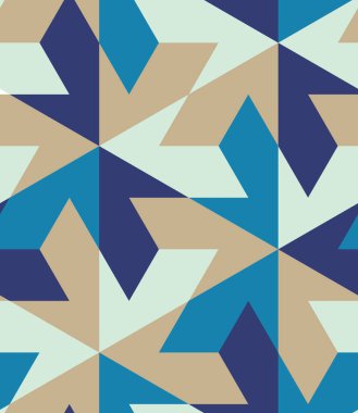 Renkli psikedelik, farklı şekillerde, çok renkli fayanslar. Kusursuz tekrarlama vektör deseni. 