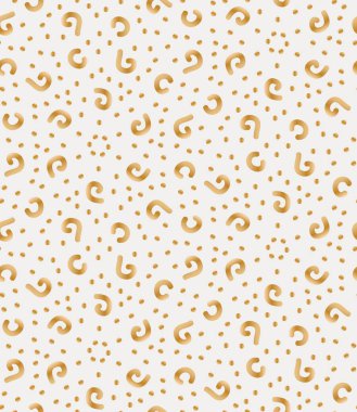 Hafif arka planda garip bir süs. Kusursuz tekrarlama vektör deseni
