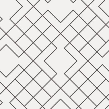 Geometrik tasarım, basit çizgi sanatı, kusursuz tekrar eden vektör deseni. Fayanslar, tekstil ve duvar kağıtları için mükemmel.