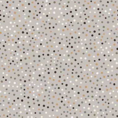 Kusursuz bir vektör örneği örneği. Benekli benekli tanecikler arka planda farklı boyutlarda ve renklerde.