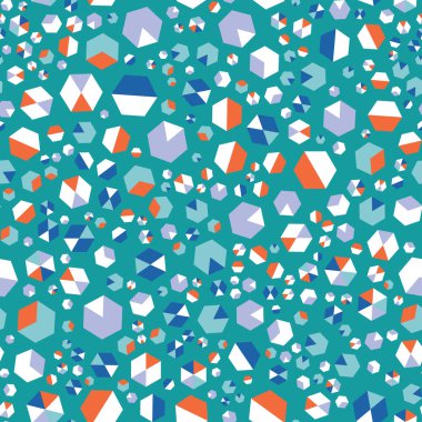 Kusursuz bir vektör örneği örneği. Sade arkaplanda benekli benekli geometrik elementler.