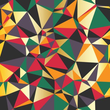 Rastgele pembe üçgen desenli döşeme karışıklığı