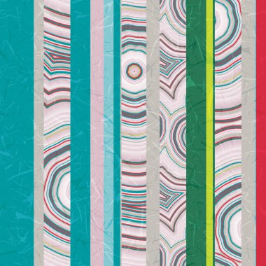 Çizgili Sonsuz Agate Jeojeni Kusursuz Tekrarlanmayan Vektör Örnekleri. Gruplar ve kristal merkezler. Soyut, doğal, hatlar, ham, toprak, taş, kaya, mineral, doğa, rastgele. Üretici Sanat.  