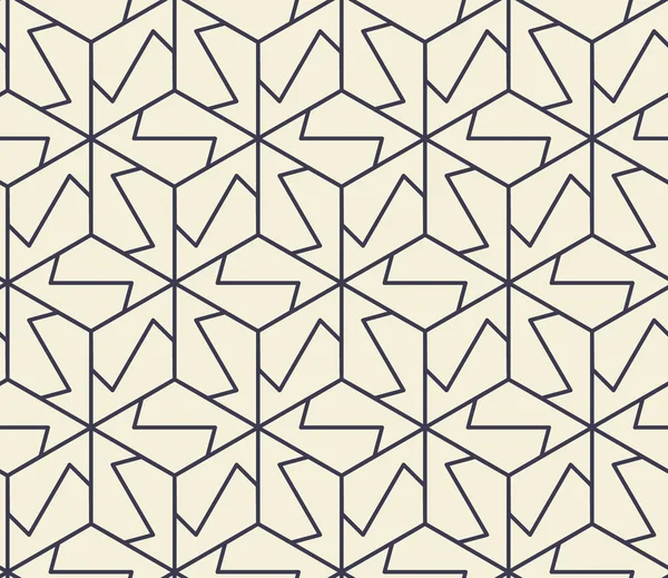 Námořnictvo Smetaně Islámský Posvátný Geometrický Design Jednoduché Liniové Umění Plynulé — Stockový vektor