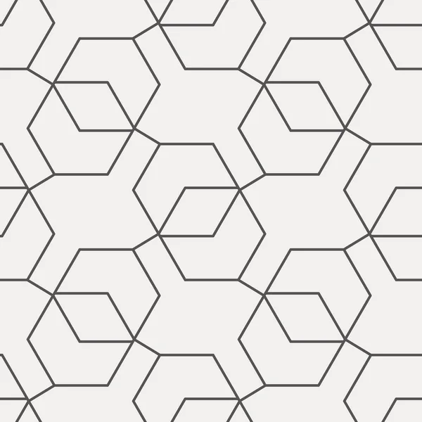 幾何学的なデザイン シンプルなラインアート シームレスな繰り返しベクトルパターン タイル 壁紙に最適 — ストックベクタ