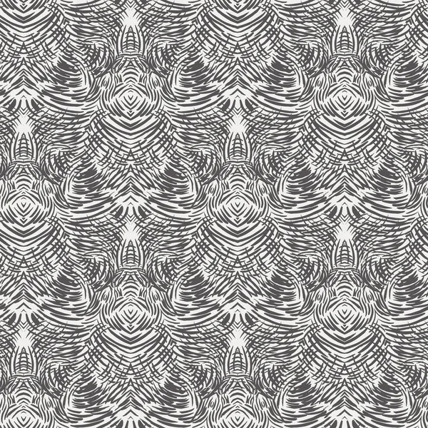 Conception Géométrique Magnifique Art Linéaire Motif Vectoriel Répétitif Sans Couture — Image vectorielle