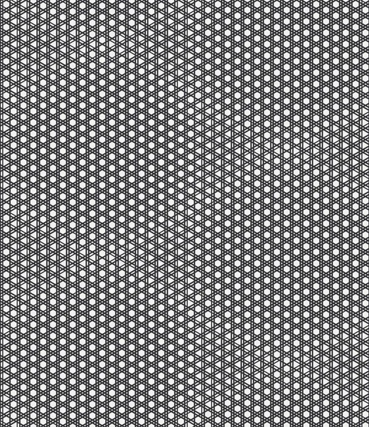 Optical Illusion Black White Seamless Repeat Vector Pattern — Stock Vector