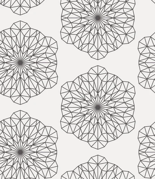 Geometrik Tasarım Basit Çizgi Sanatı Kusursuz Tekrar Eden Vektör Deseni — Stok Vektör