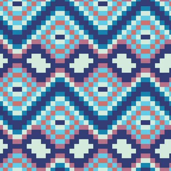 Kilim Textil Vagy Csempe Témájú Zökkenőmentes Minta Geometriai Tervezés Digitális — Stock Vector