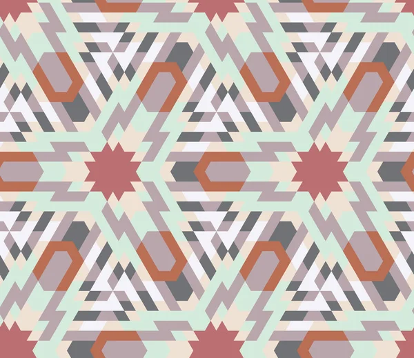 Kilim Textil Eller Kakel Tema Sömlös Mönster Geometrisk Design Vektor — Stock vektor