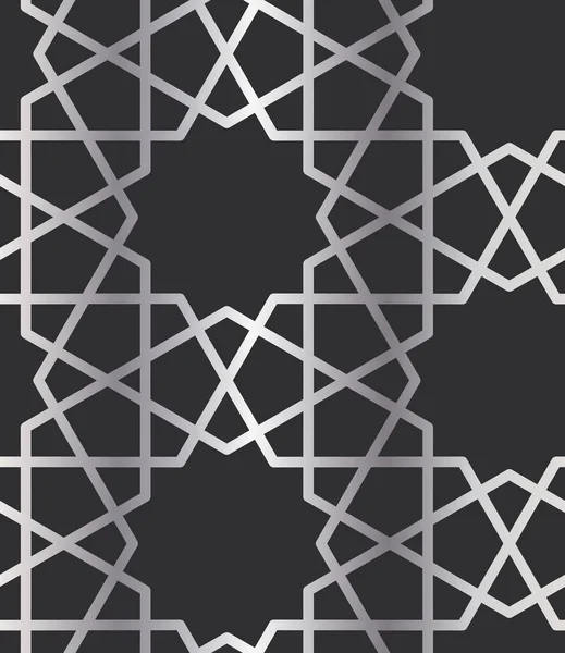 Diseño Geométrico Arte Línea Simple Patrón Vector Repetición Sin Costuras — Archivo Imágenes Vectoriales