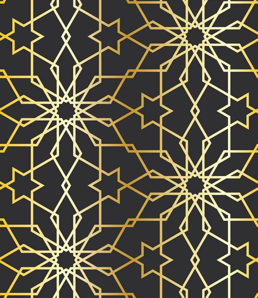 几何设计 简单线条艺术 无缝重复矢量图案 适用于瓷砖 纺织品 — 图库矢量图片