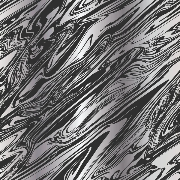 Fractal marmor ven vågigt bläck färg vätska linje fläck — Stock vektor