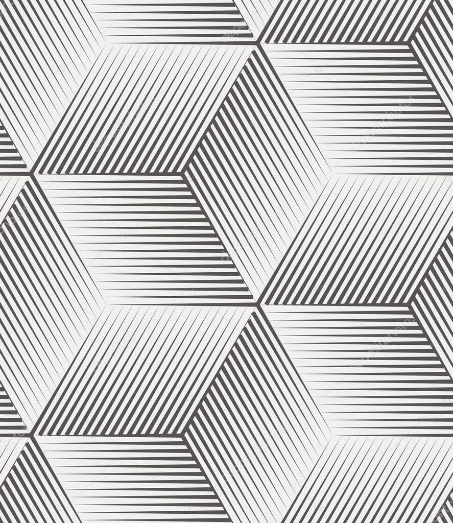 Geometric design, simple line art, seamless repeat vector pattern. Perfect for tiles, textile, wallpaper