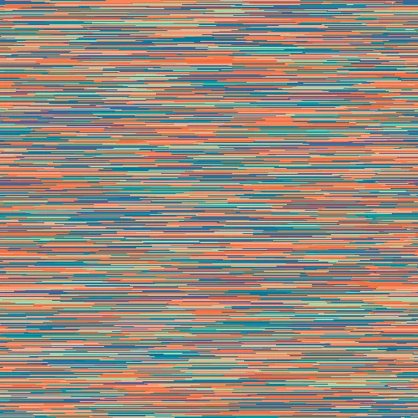 Lignes Horizontales Multicolores Aléatoires Glitch Art Texture Sonore Granuleuse — Image vectorielle