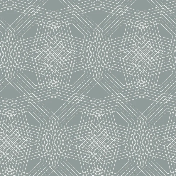 Grunge Hexágono Texturizado Abstrato Geométrico Sem Costura Repetição Vetor Padrão —  Vetores de Stock