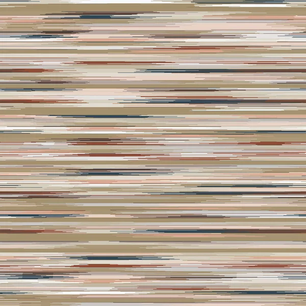 Горизонтальная Полоса Ikat Дизайн Естественной Терракотовой Пустыне Земли Цвета Камуфляжа — стоковый вектор