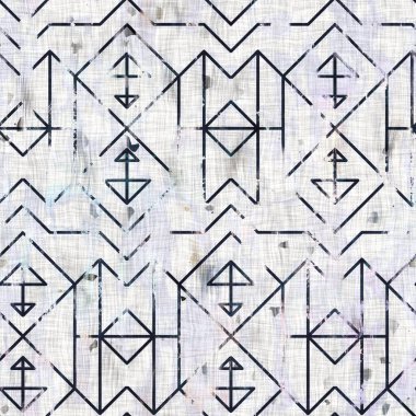 Donanmada kusursuz desen, yüksek kontrastlı geometrik