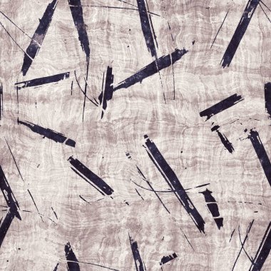 Koyu mor ve bej desenli.