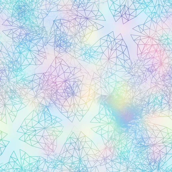 Vivid holographic foil rainbow neon seamless tile — Stock Photo, Image
