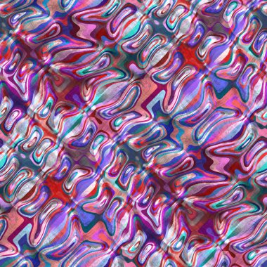 Canlı dalgalı, eğri büğrü, dijital, pürüzsüz desen