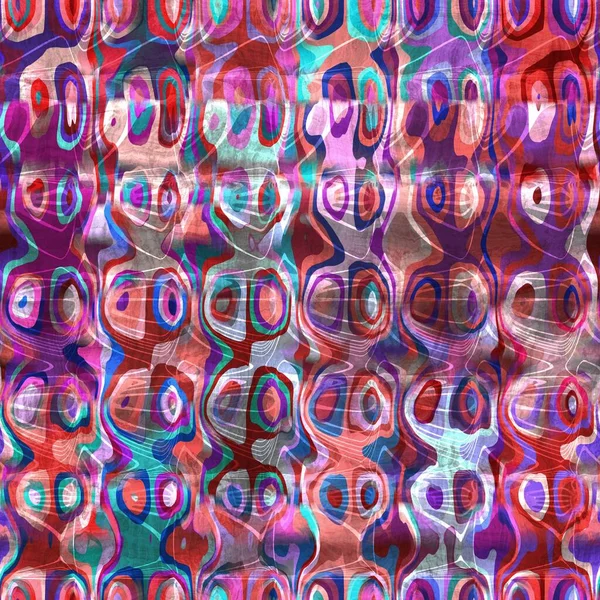 Vivid ondulado deformado digital brillante patrón inconsútil —  Fotos de Stock
