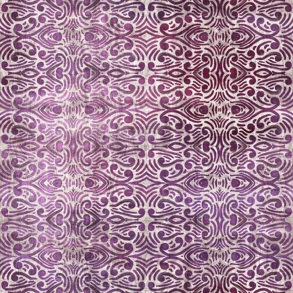 Şatafatlı mor ve bronzlaşmış damaskesiz desen