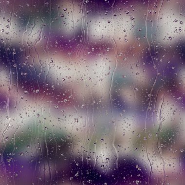 Kusursuz yağmur damlası su Bulanık üzerinde tekrar desen