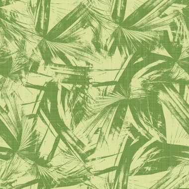 Parlak yeşil tropikal yapraklar pürüzsüz desen