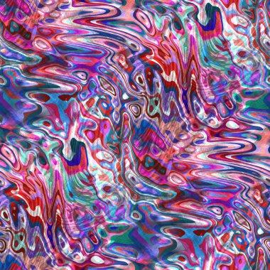 Canlı dalgalı, eğri büğrü, dijital, pürüzsüz desen