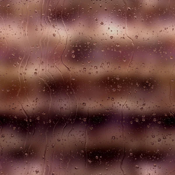 Naadloze regendruppel water herhaal patroon op vervaging — Stockfoto