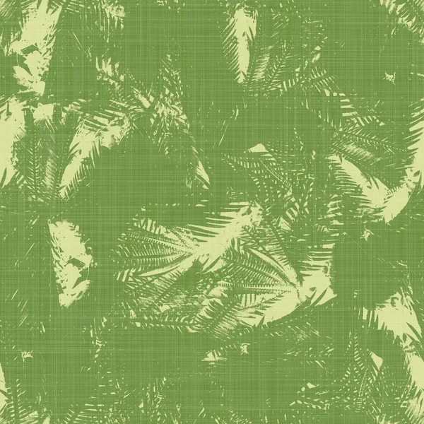Línea brillante verde hojas tropicales patrón sin costuras —  Fotos de Stock