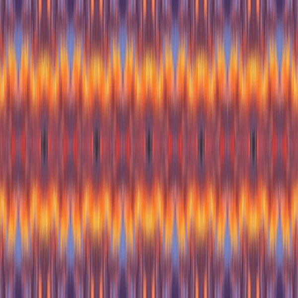 Ikat Astratto Sfocatura senza cuciture modello etnico Swatch — Foto Stock