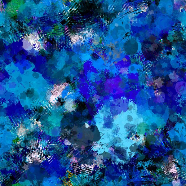 Paint Spliat funky Splatter Chaos nahtlose Muster — Stockfoto